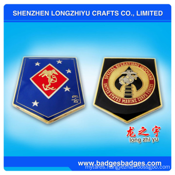 promotional Embroidery Soft Enamel Metal Coin with Super Quality